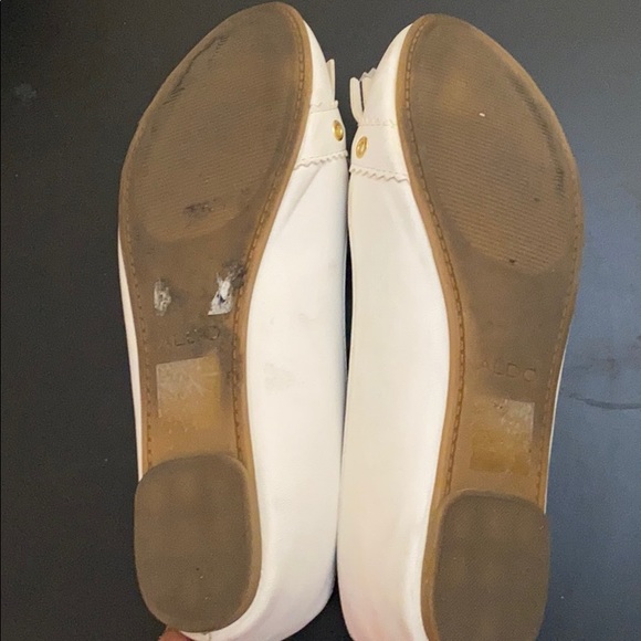 White and gold loafers - Picture 4 of 5